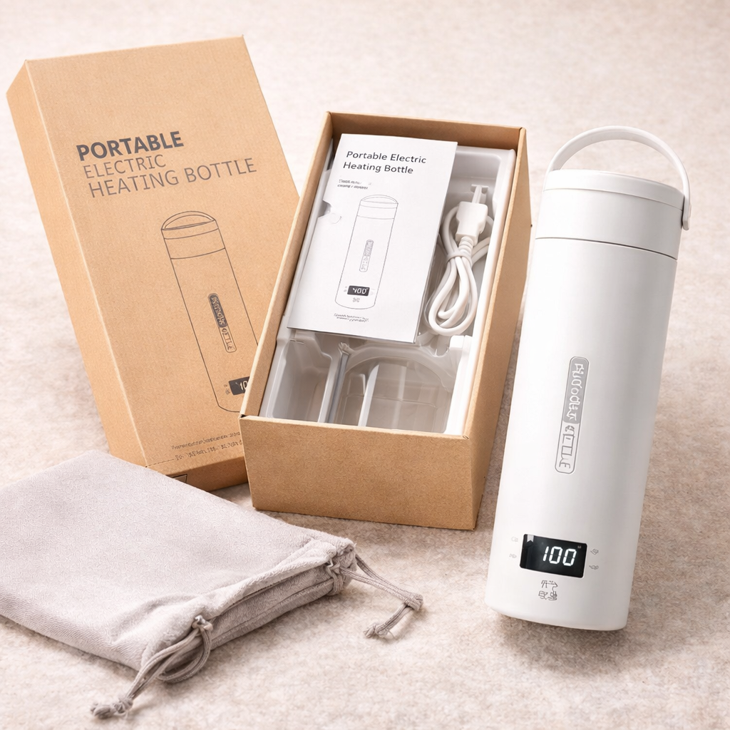 Portable Electric Heating Bottle – 450ML